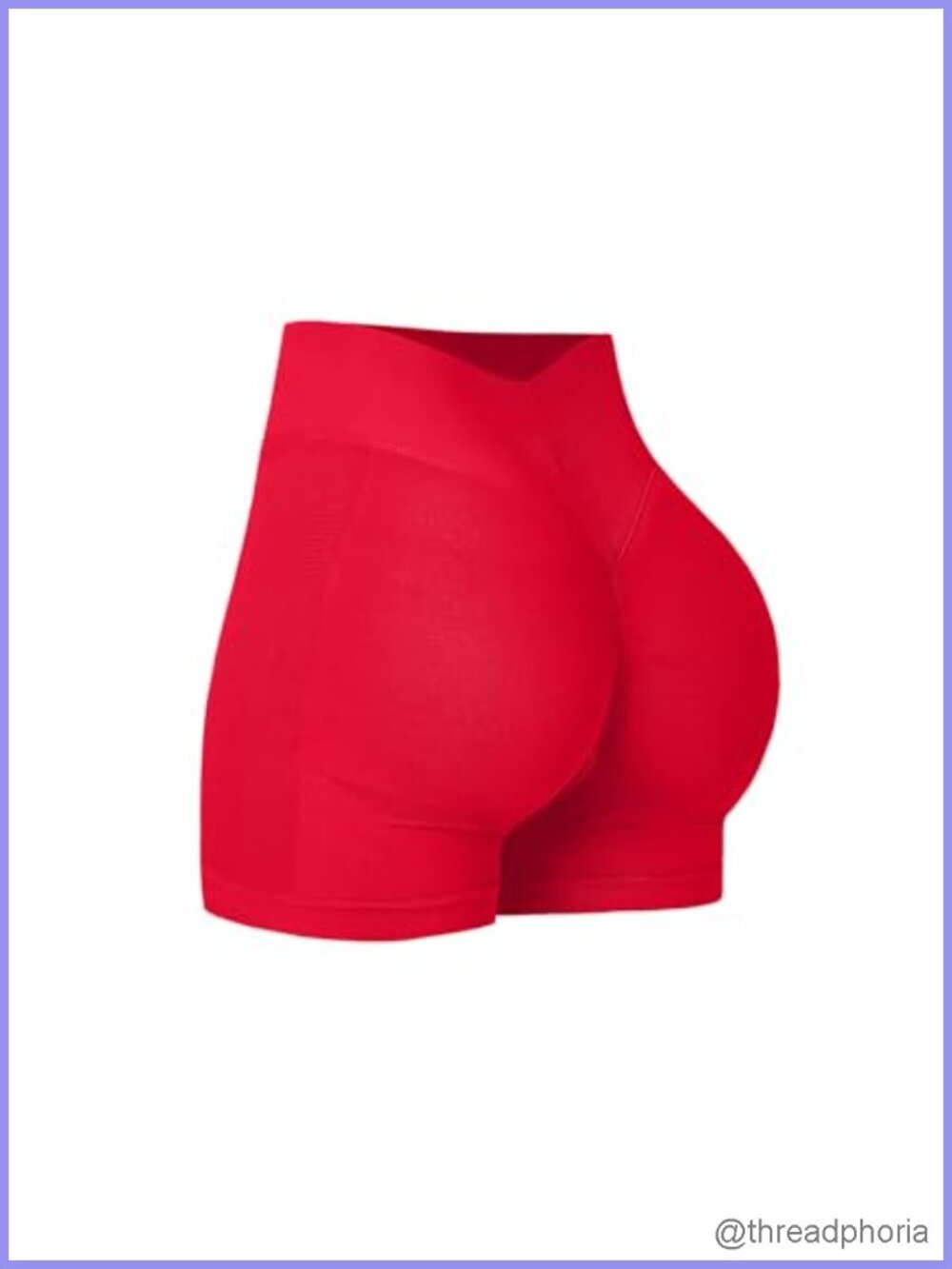 Seamless High Waist Compression Biker Shorts Butt Lifting Gym Yoga